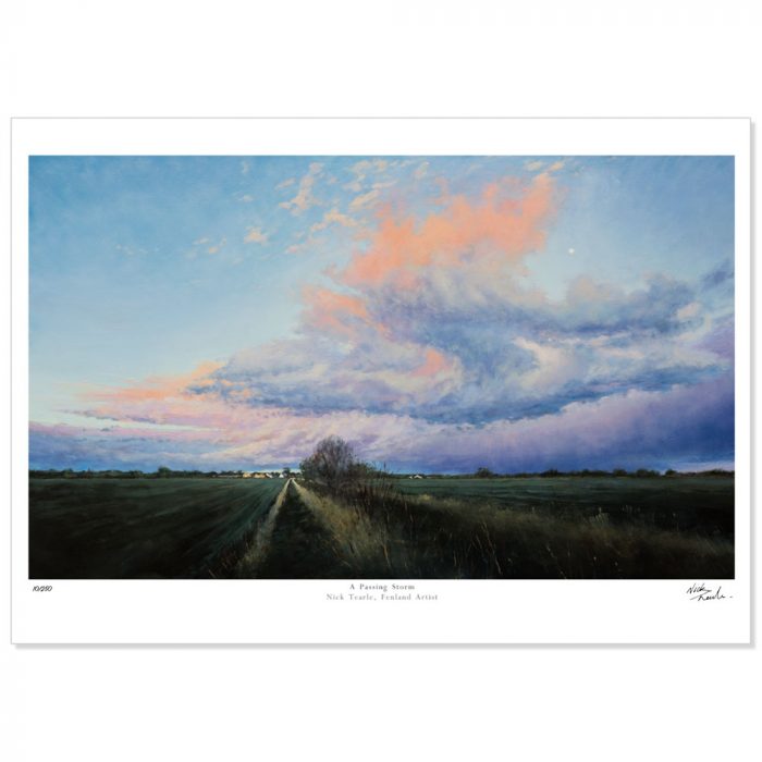 A Passing Storm by Nick Tearle, Fenland Artist Limited Edition Print