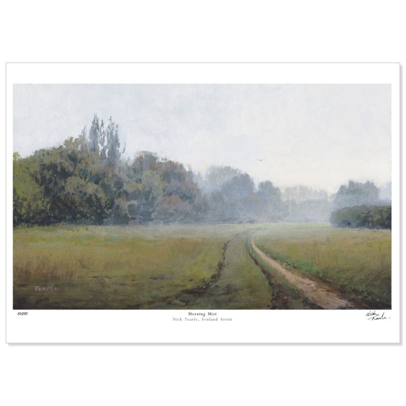 Morning Mist Limited Edition Print Nick Tearle Fenland Artist