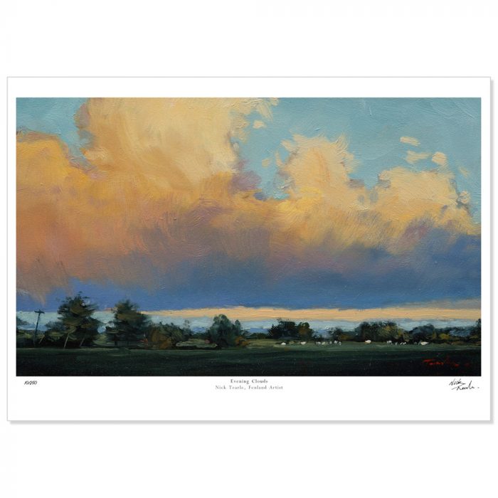 Evening-Clouds-Limited-Edition-Print-Nick-Tearle-Fenland-Artist
