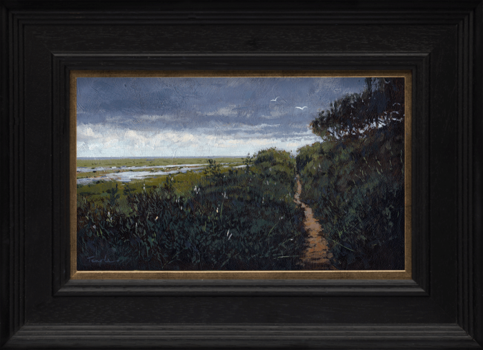 Nick Tearle Fenland Artist Original Painting - Norfolk Coastal Path