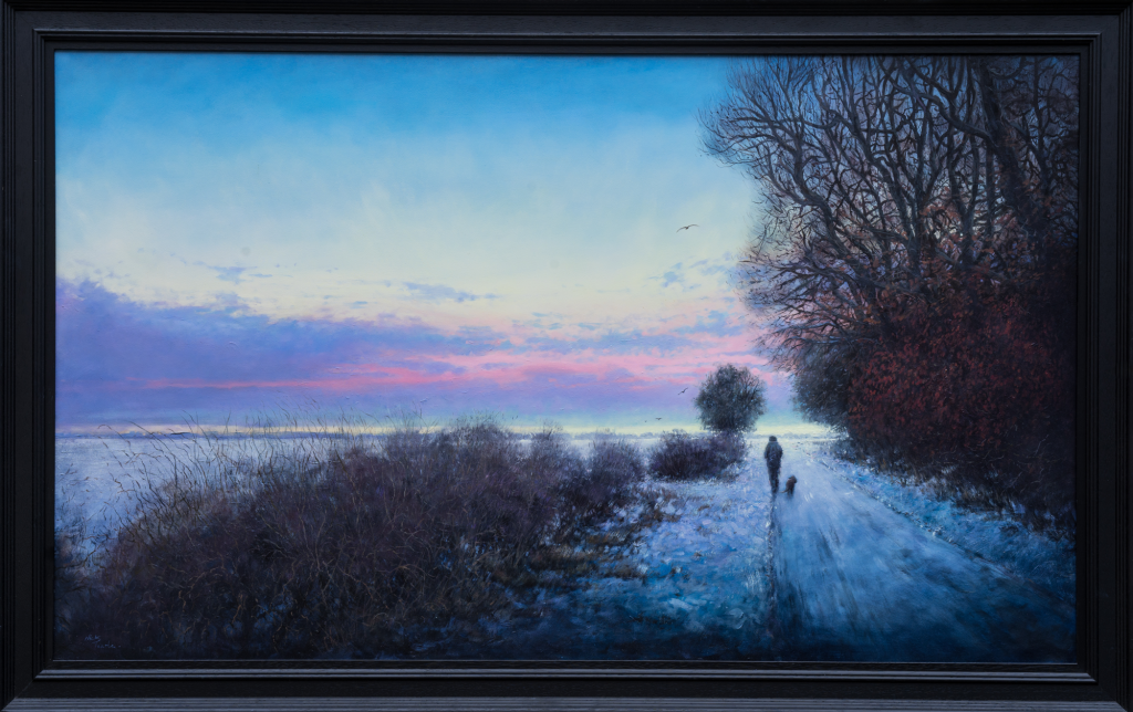 Winter Walk Nick tearle Fenland Artist